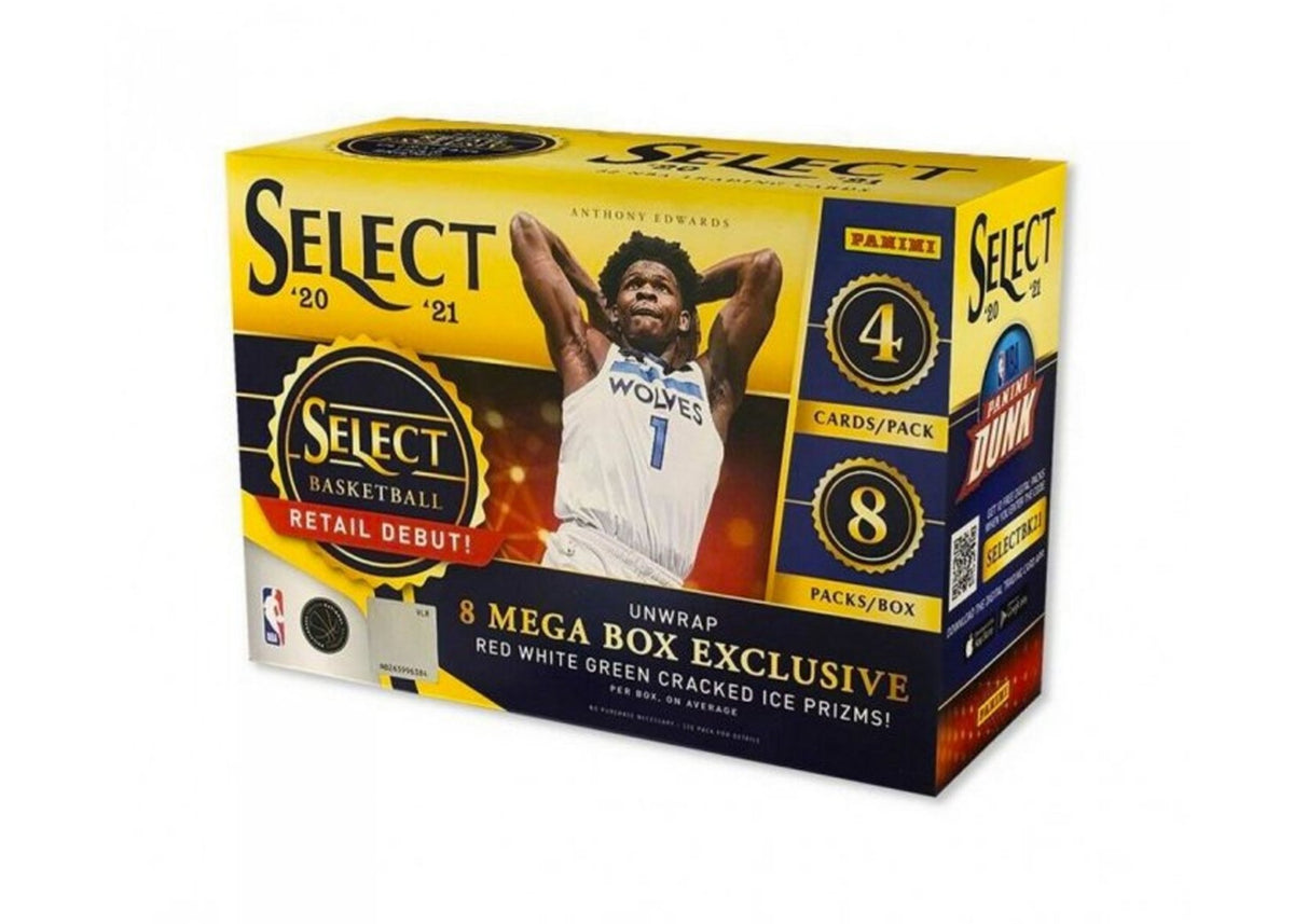 20202021 Panini Select Basketball Mega Box (Red, White, Green Cracked