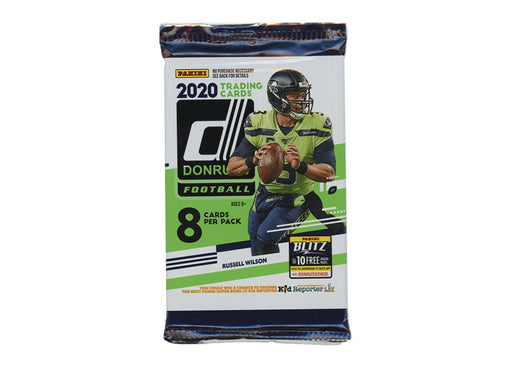 2020 Panini Donruss Football 1 Pack from Blaster Box - 8 cards - Quick Strike