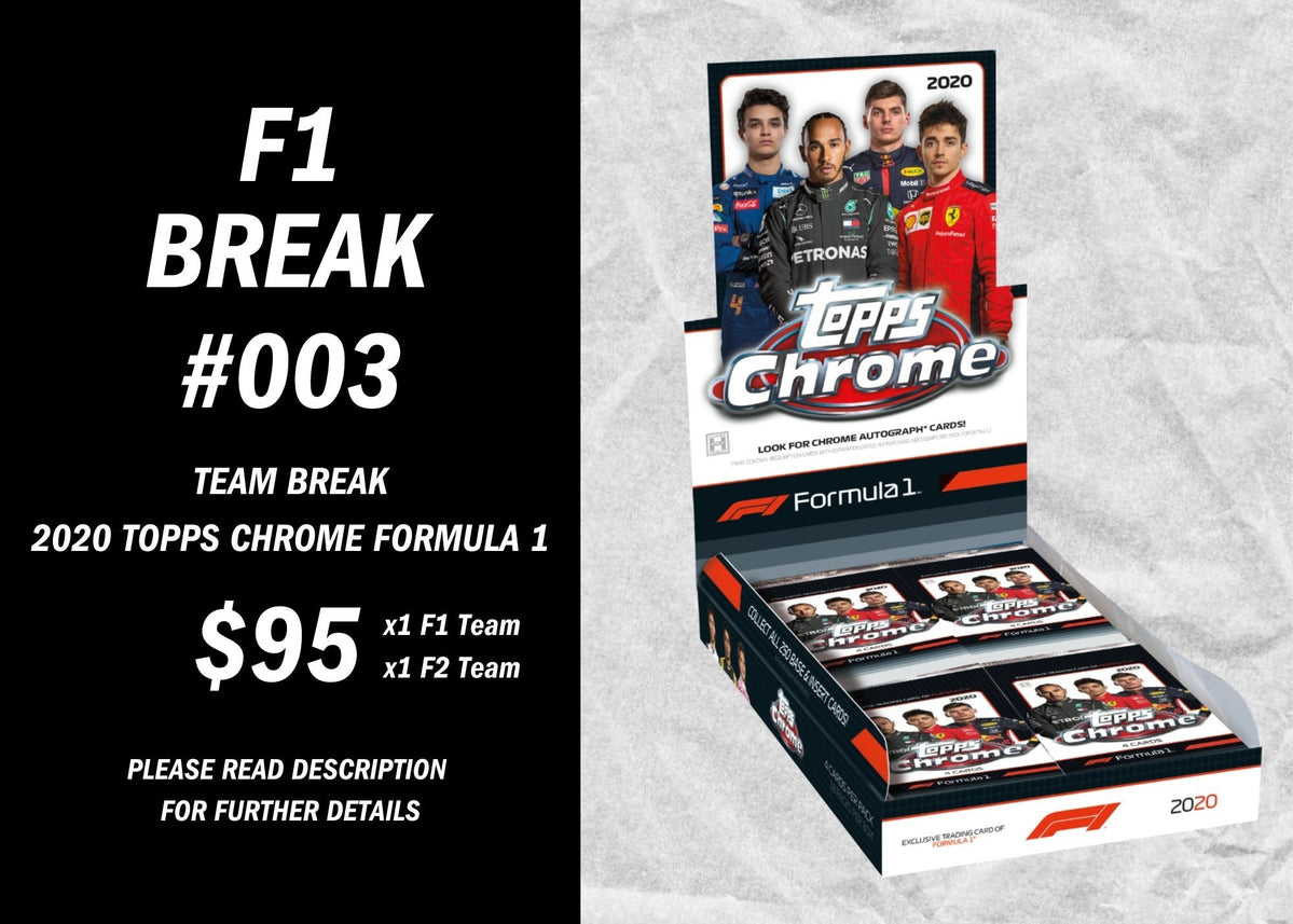 Break #003 2020 Topps® Formula Chrome — Quick Strike