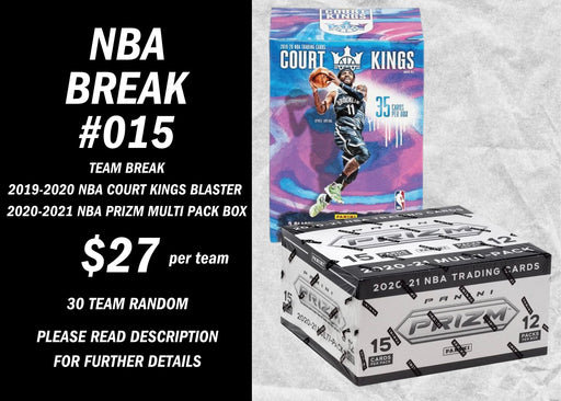 Break #015 - Basketball Multi Year Mixer - Court Kings & Prizm - Quick Strike