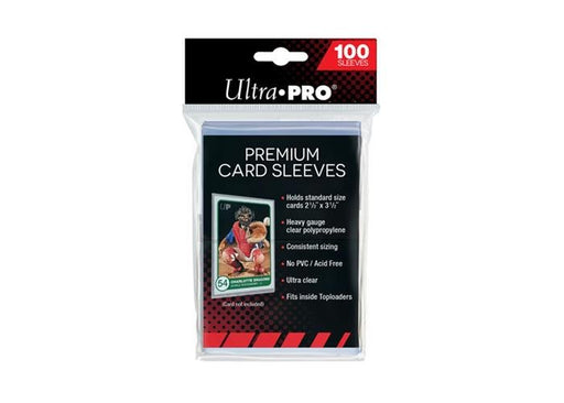 Ultra Pro Platinum Premium Card Sleeves - Acid Free - Ultra Clear - Pack of 100 - Quick Strike